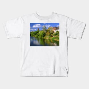 River Exe at Tiverton Kids T-Shirt